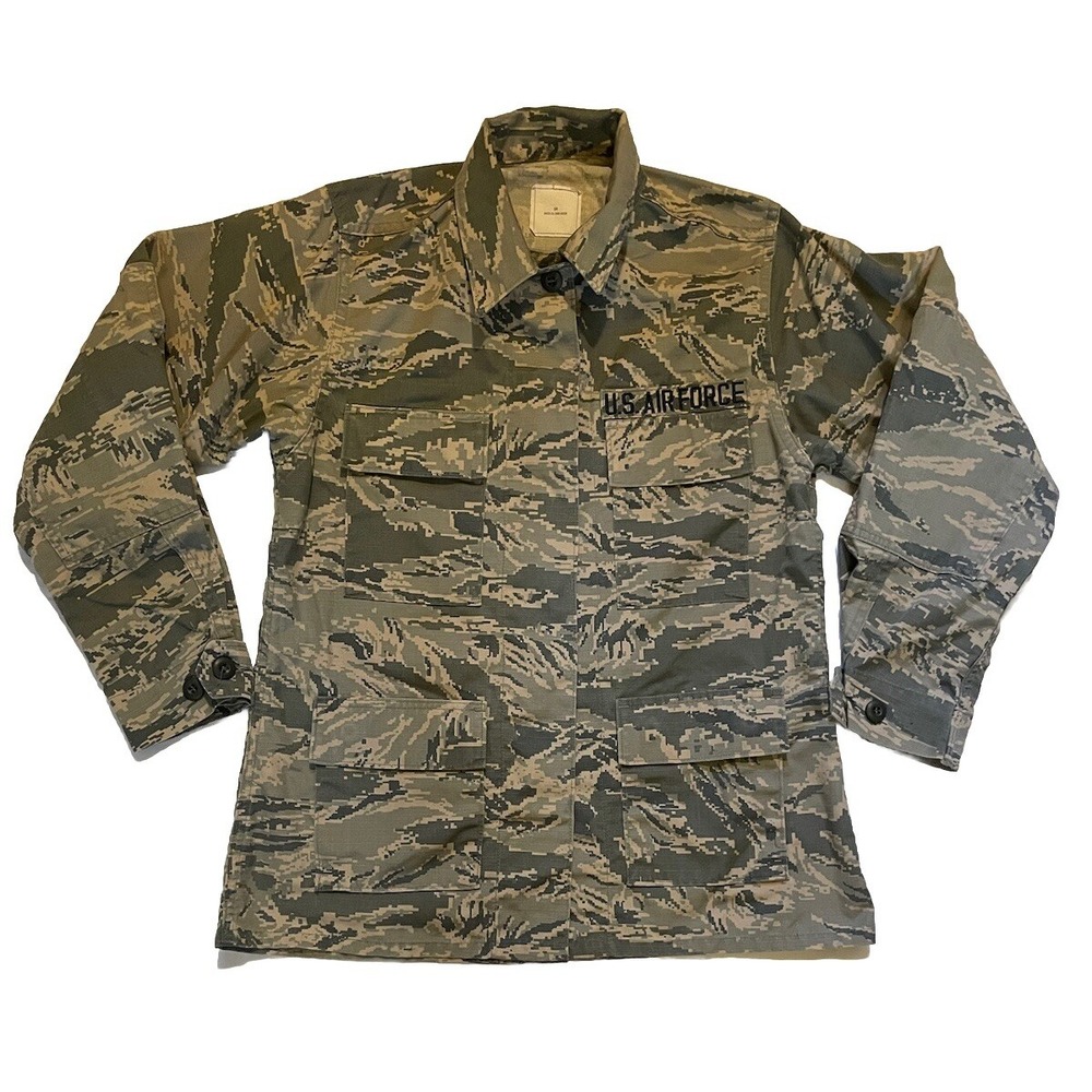 Womens Military Air‎ Force Camouflage Utility Coat Jacket Size 6R